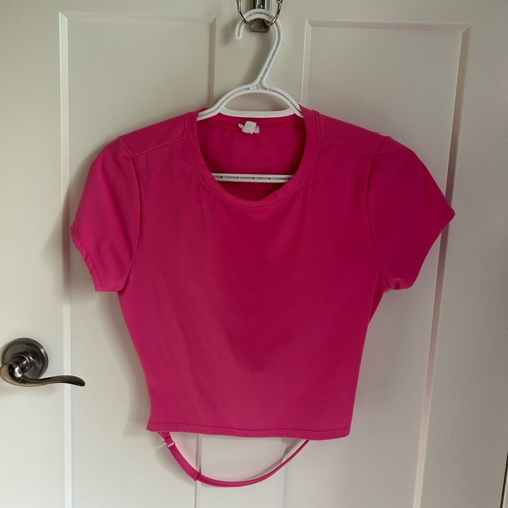 Garage Open Back Crop Top